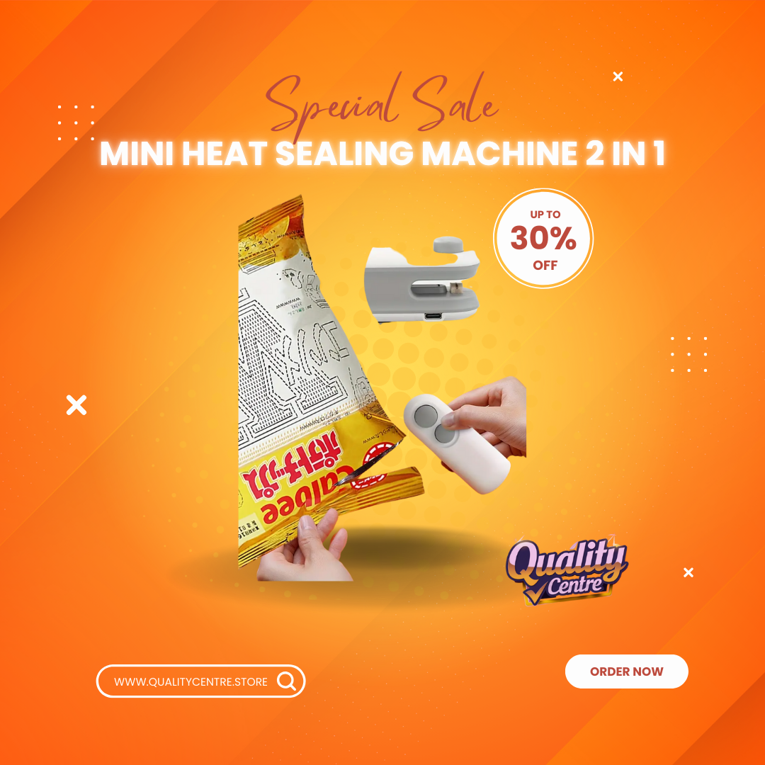 Mini heat sealing machine 2 in 1