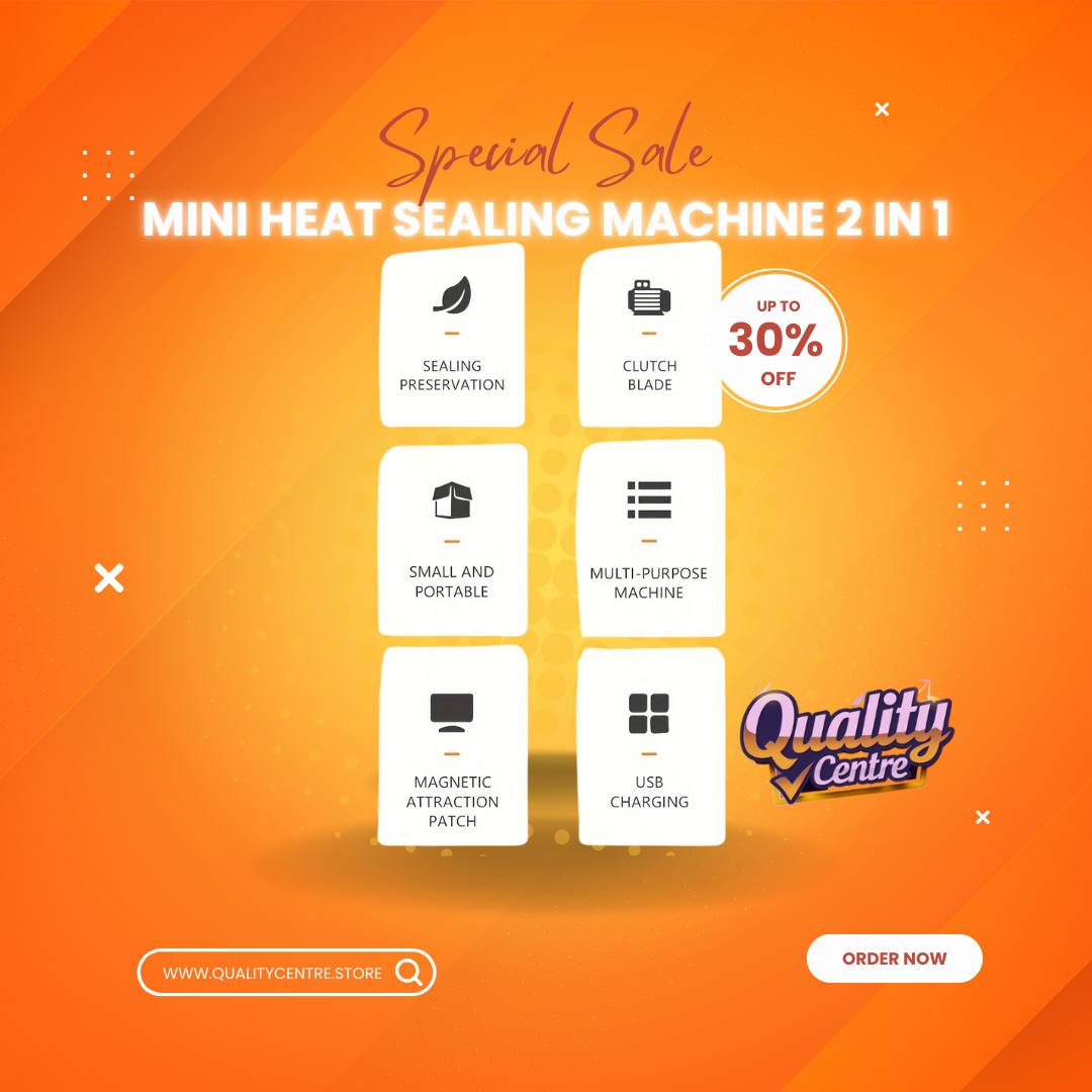 Mini heat sealing machine 2 in 1