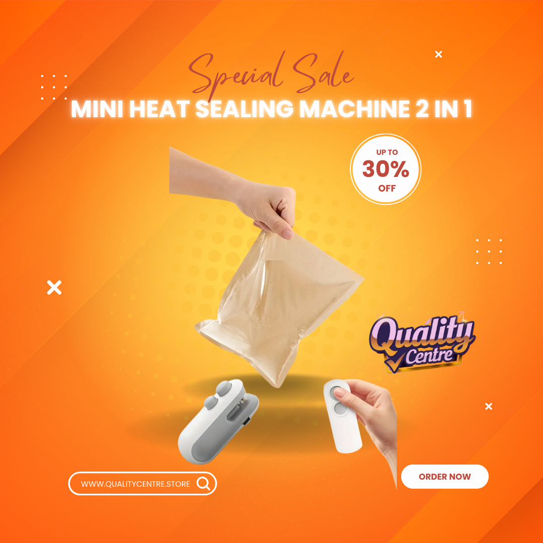 Mini heat sealing machine 2 in 1