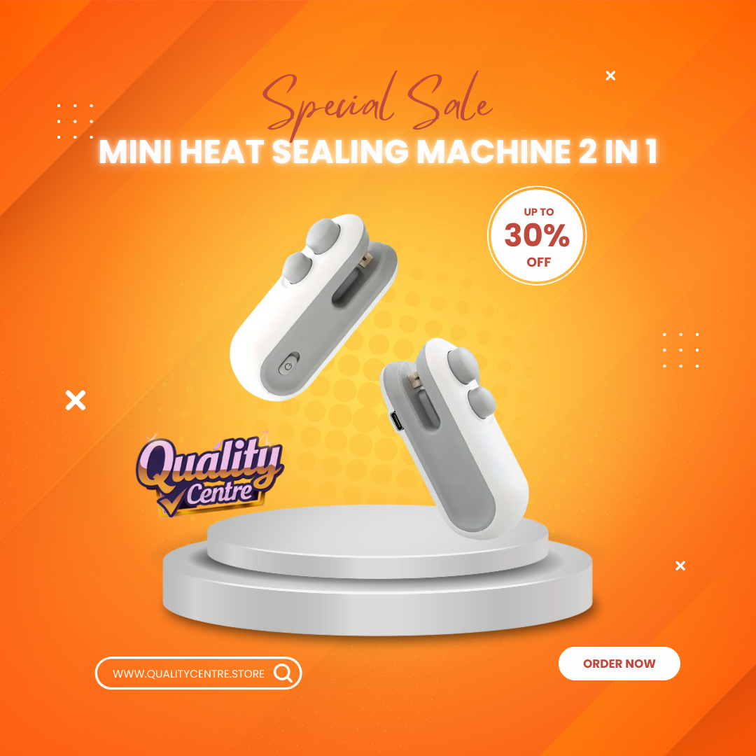 Mini heat sealing machine 2 in 1
