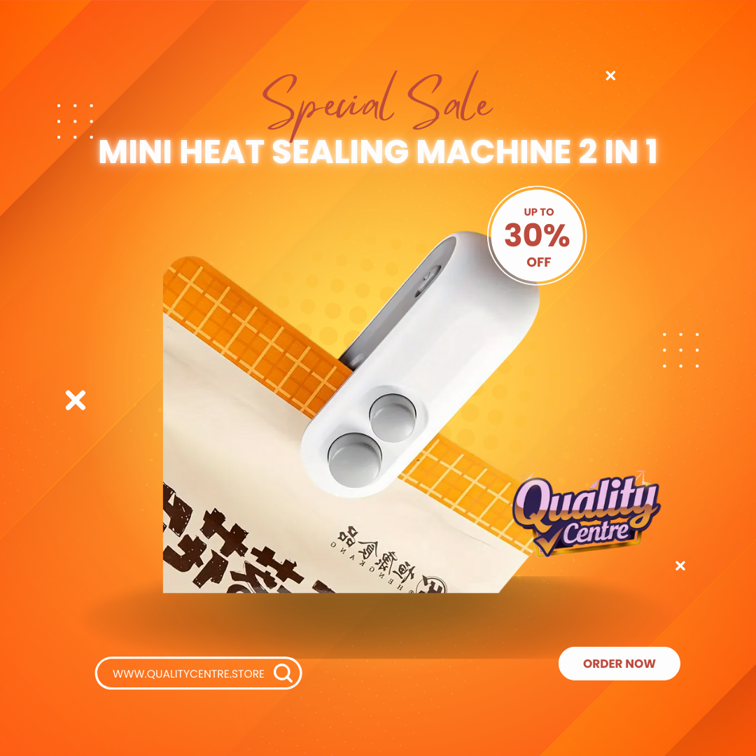 Mini heat sealing machine 2 in 1