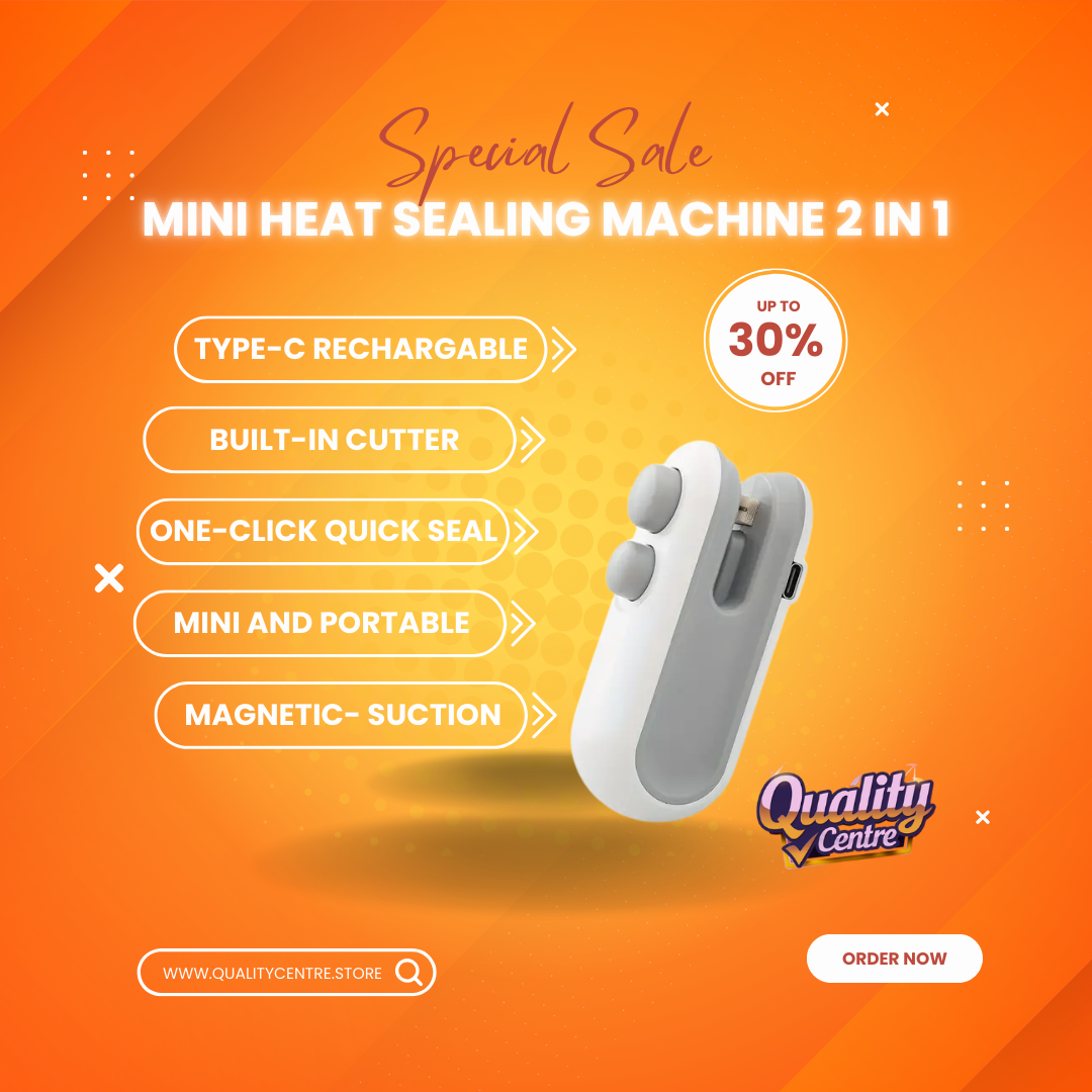Mini heat sealing machine 2 in 1