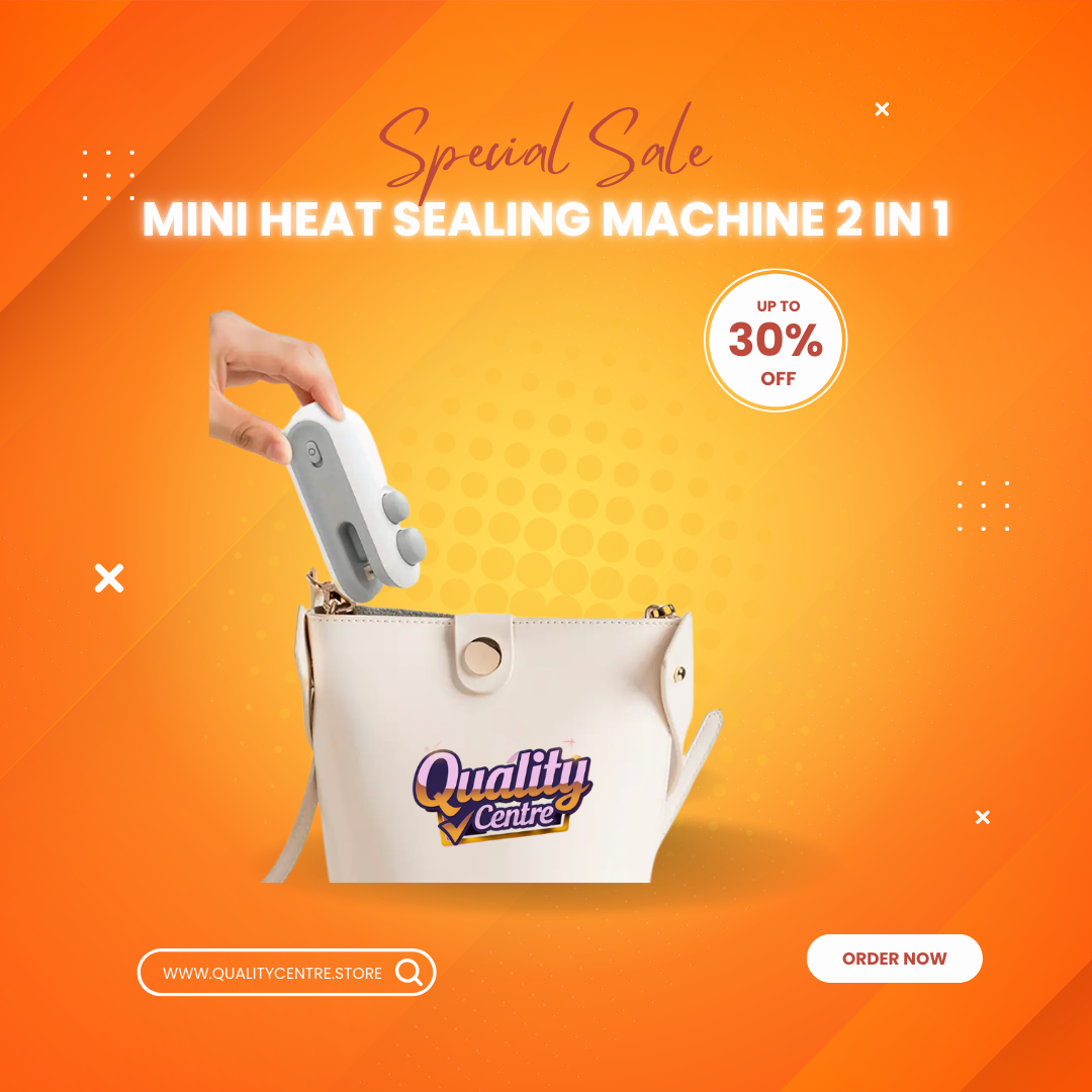 Mini heat sealing machine 2 in 1